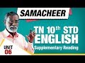 TN 10th Std English The Summer Flight UNIT 06 Supplementary Reading