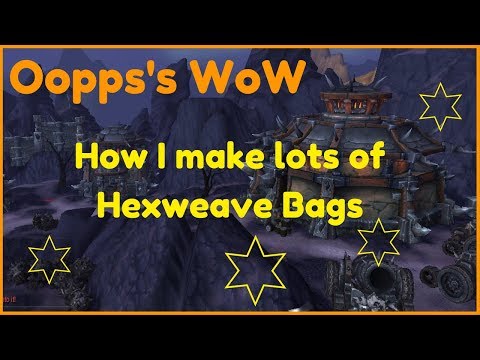 How to Make Lots of Hexweave Bags