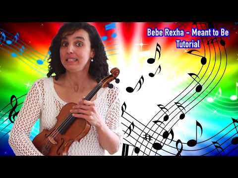 Bebe Rexha - Meant To Be (feat. Florida Georgia Line) auf der Geige | Einfaches Tutorial
