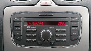 RESET 6000 CD RADIO  -  FORD FOCUS