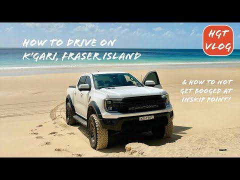 How to drive on K'Gari, Fraser Island & not get bogged at Inskip Point