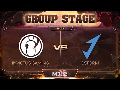 Invictus Gaming vs J.Storm Game 1 - MDL Chengdu Major: Group Stage