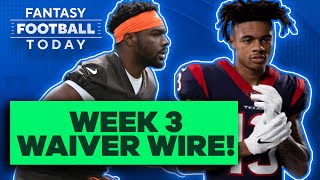 Week 3 Waiver Wire: Streamers, Injury Replacements, and Sleepers! | 2023 Fantasy Football Advice