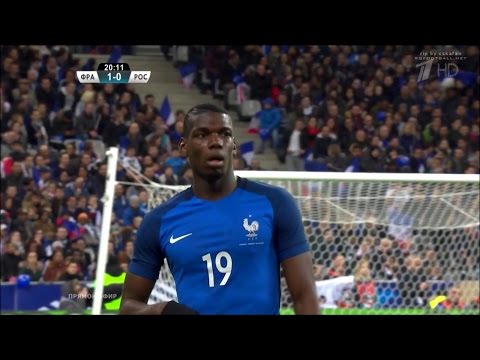 Paul Pogba vs Russia Home (29/03/2016) HD