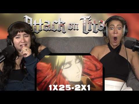 Attack on Titan 1x25 & 2x1 'Wall: Assault on Stohess, Part 3' & 'Beast Titan' | First Time Reaction