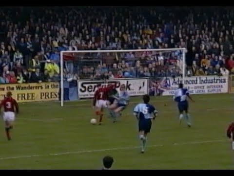 Wycombe Wanderers 1-2 KTFC - highlights - 06/03/1993