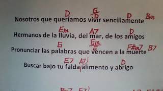 PALABRAS COMO CUERPOS  Joaquín Sabina  COVER