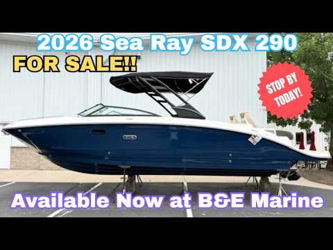 2026 Sea Ray SDX 290 Video