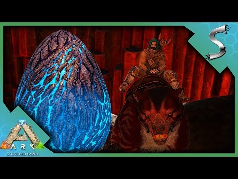 TIME TO STEAL SOME WYVERN EGGS! STEALING EGGS WITH A THYLA! - Ultimate Ark [E52 - Scorched Earth]