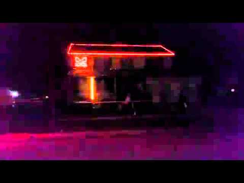 Enter Sandman   Halloween Light Show 2014 with Flame machine