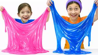 Download lagu Angel & Adel Making GIANT Rainbow Slime! mp3