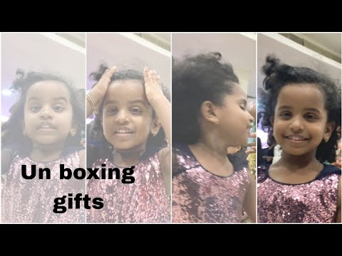 Ikshita reactions of b'day gifts🎁