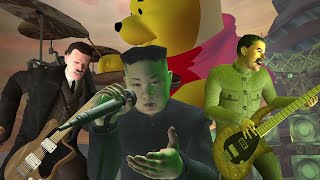 Kim Jong Un-Hitler-Stalin-Xi Jinping play Killing In The Name by Rage Against The Machine