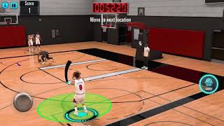 NBA 2k mobile - Drills mode - Shooting Practice