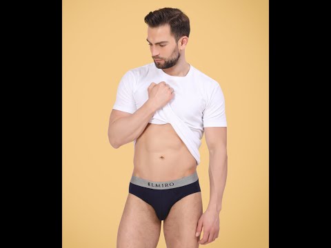 Plain micro modal undergarments for men, type: briefs