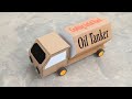 How To Make A Diy Cardboard Oil Tanker Made At Home Science Project