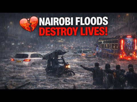 Shocking VIDEO Of Nairobi Floods DESTROYING Kenyans And Cars Goes Viral