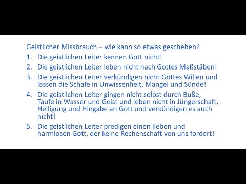 Hartwig Henkel: Geistlicher Missbrauch durch Pastoren