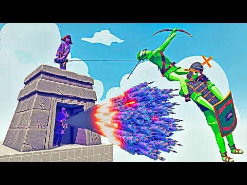 GOD FIREWORK ARCHER & HARPOONER + MATHEMATICIAN vs EVERY UNIT | Totally Accurate Battle Simulator