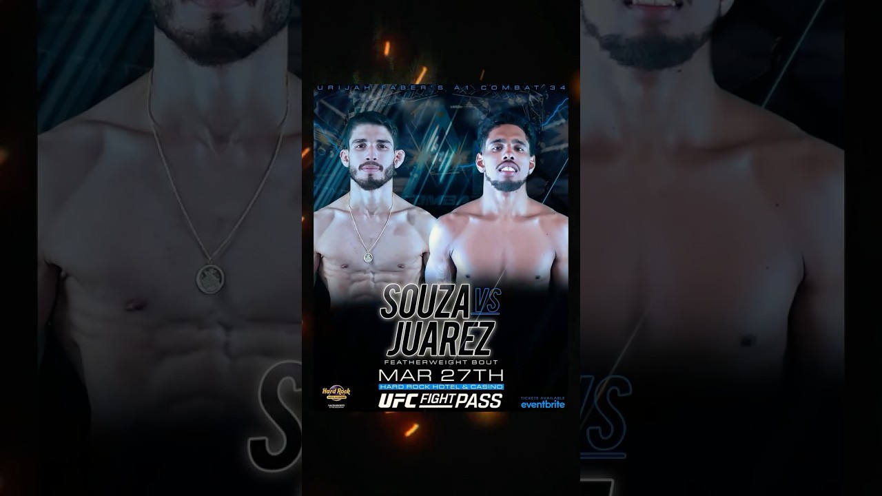 Bruno Souza vs Ernie Juarez | Featherweight Bout | A1 Combat 34