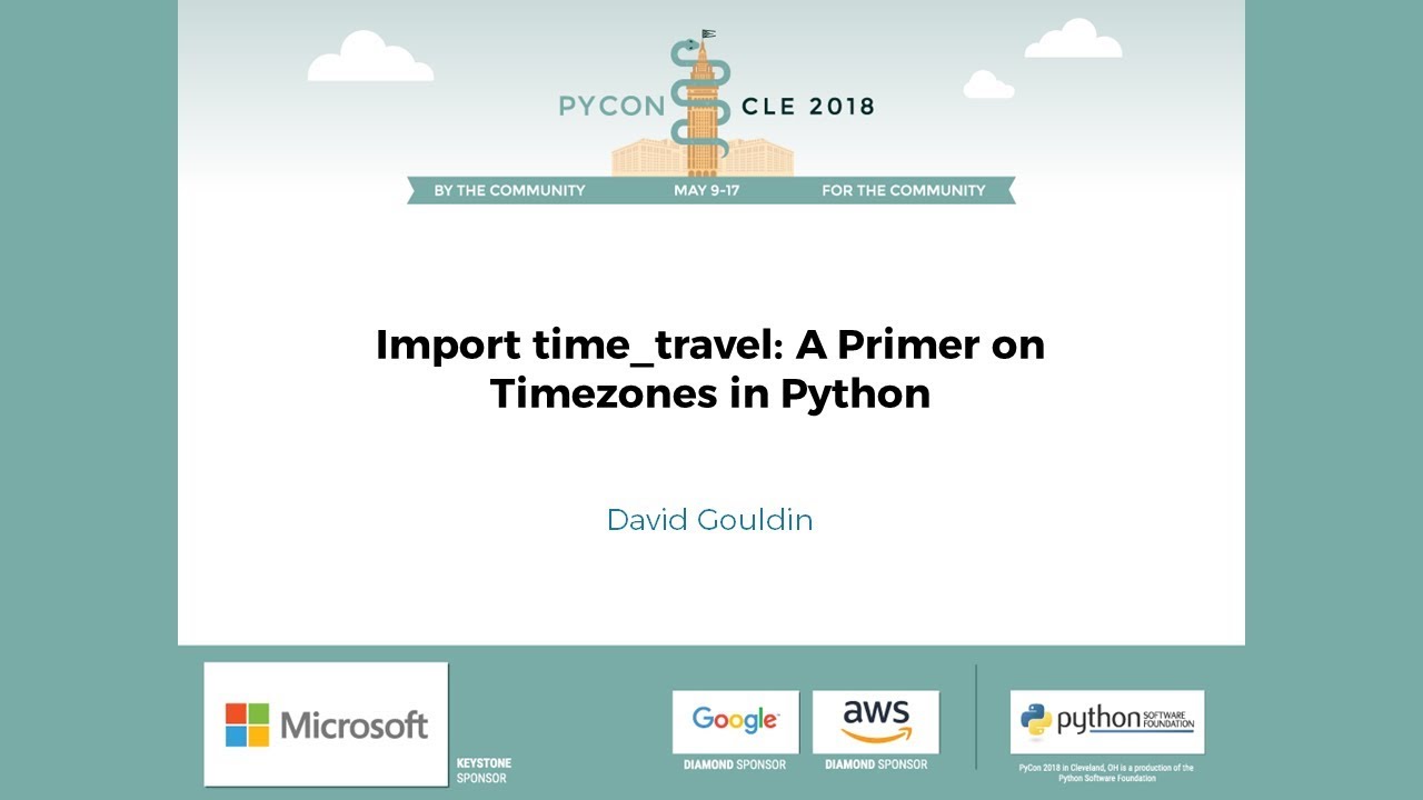 python travel time