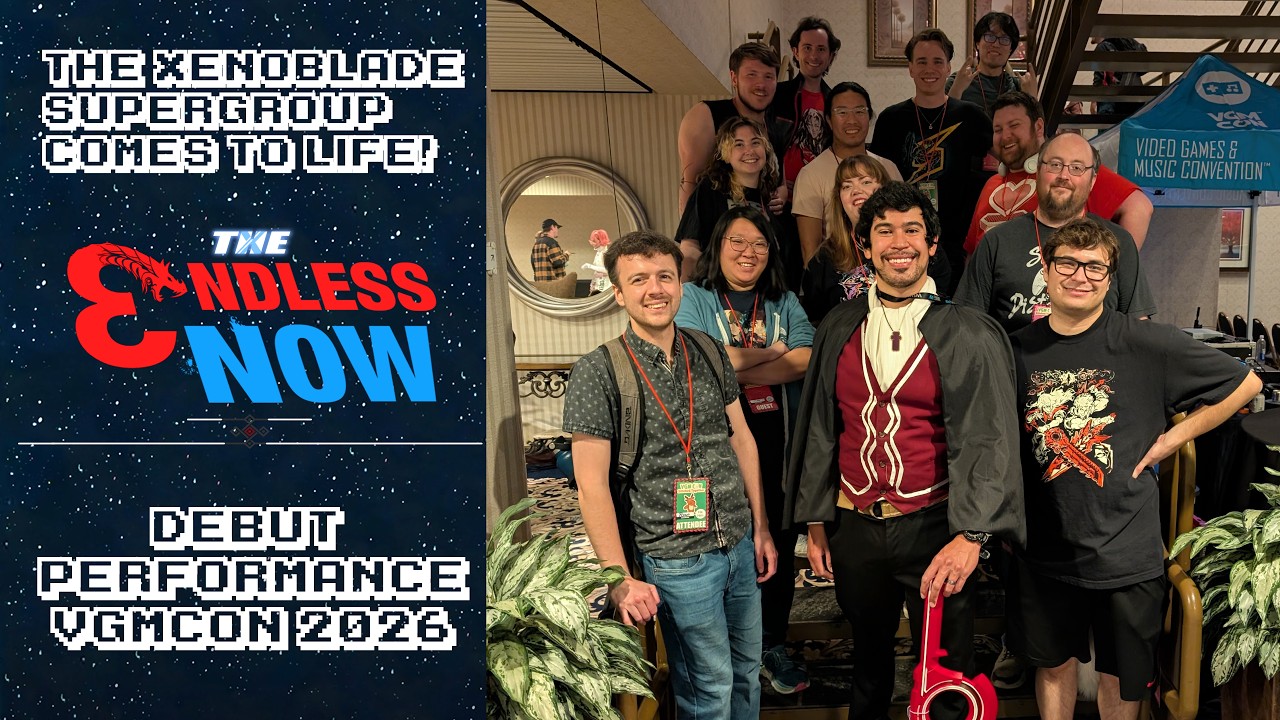 The Xenoblade Supergroup Comes To Life! The Endless Now Debut Performance At VGMCon 2026.