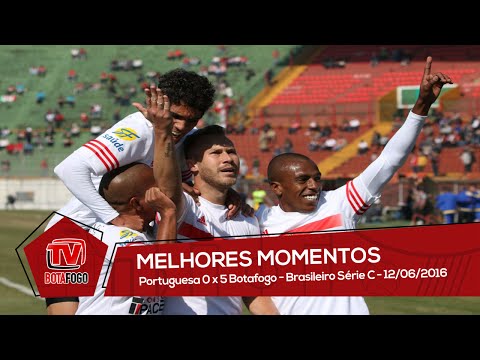 MELHORES MOMENTOS - Portuguesa 0 x 5 Botafogo - Brasileiro Série C - 12/06/2016