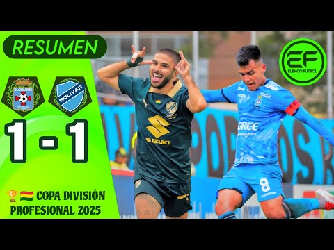 📹 Resumen: Blooming 1 - 1 Bolivar | Copa D.P. 2025 - Semifinal de ida