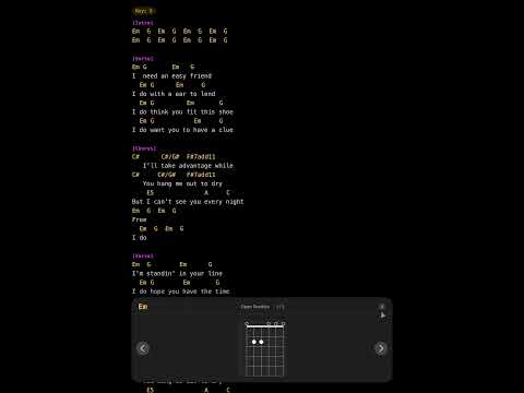 Chord charts — interactive fretboard diagram