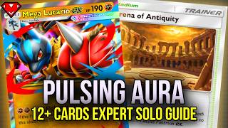 How To Beat Every Expert Solo Battle With 12 or more Pulsing Aura Cards! | Pokémon TCG Pocket