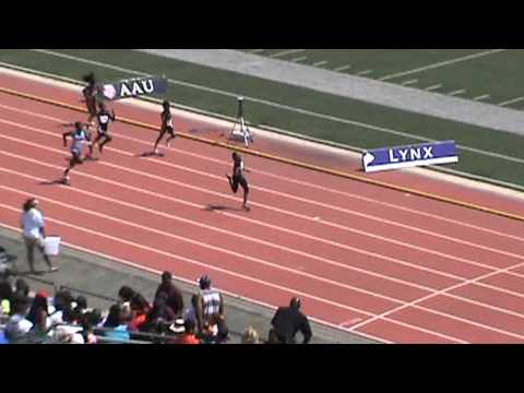 2013 AAU JUNIOR OLYMPIC CHAMPIONSHIPS - 10 YR GIRLS- 200 METER SEMI FINAL H2