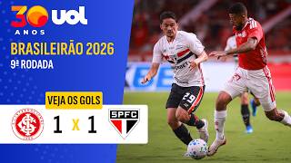 INTERNACIONAL 1 X 1 SÃO PAULO | MELHORES MOMENTOS | BRASILEIRÃO 2026