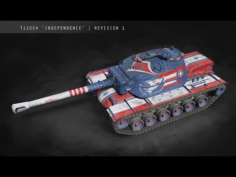 T110E4 7.5K Damage & Mastery - WOTBlitz