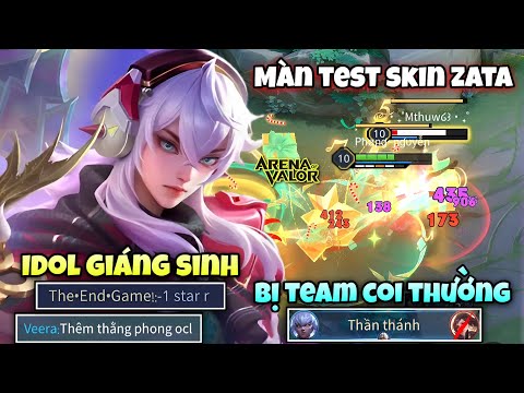 Zata "Christmas Idol" Skin Test Was Looked Down By Teammates When TZT Played Zata In The Jungle A...
