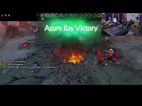 Gorgc, Grubby, Khezu & PLD on Entity after losing vs Azure Ray in TI12