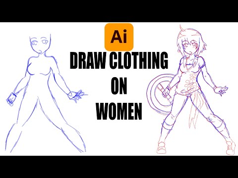 How to Draw Anime Girl - Part 2 - Clothing