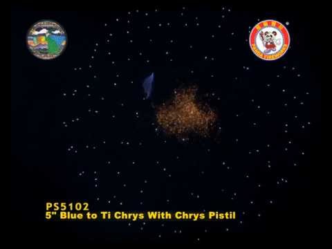 SC125PE22 - 5 INCH SHELL - WIZARD FIREWORKS - PS5102