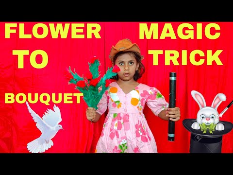 FLOWER TO 2 FLOWERS by SAANVI Magician #comedy #shorts #viral #cute #dance