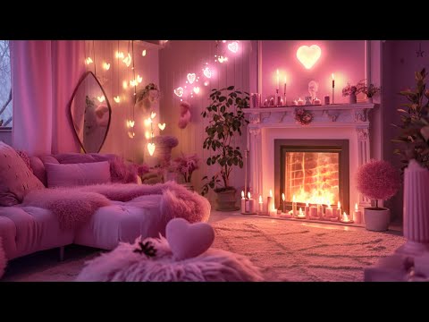 Cozy Pink Valentine’s Ambience 💖✨ | LoFi Vibes