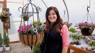 Planting Hanging Baskets: Getting Started! 🌸🙌// Garden Answer