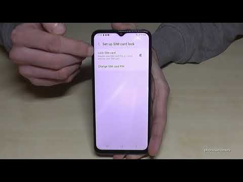 Samsung Galaxy A14 (5G): How to change the SIM PIN Code?