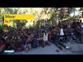 Honderden migranten bestormen Spaanse grens - RTL NIEUWS