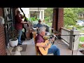 A Different Kind Of Porch Pickin'. 'Serious Doin' Woman'  Live On Lonardo's Porch-Memphis TN