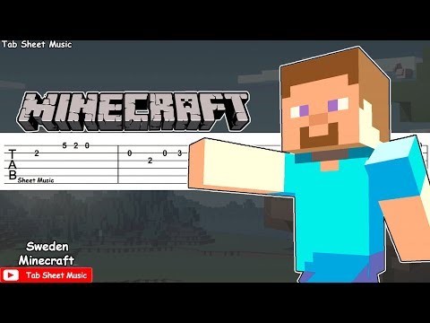 Minecraft - Sweden (C418) Guitar Tutorial