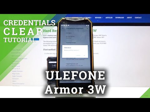 How to Clear Credentials in ULEFONE Armor 3W – Find Credential Storage