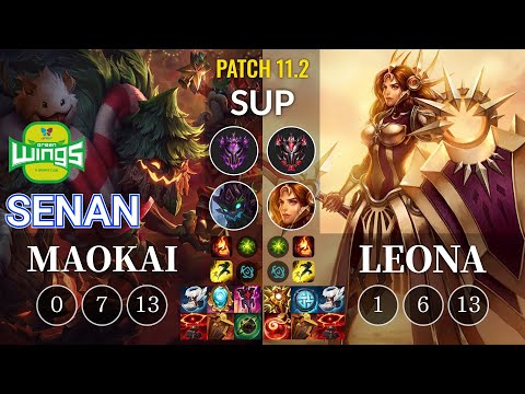 JAG Senan Maokai vs Leona Sup - KR Patch 11.2