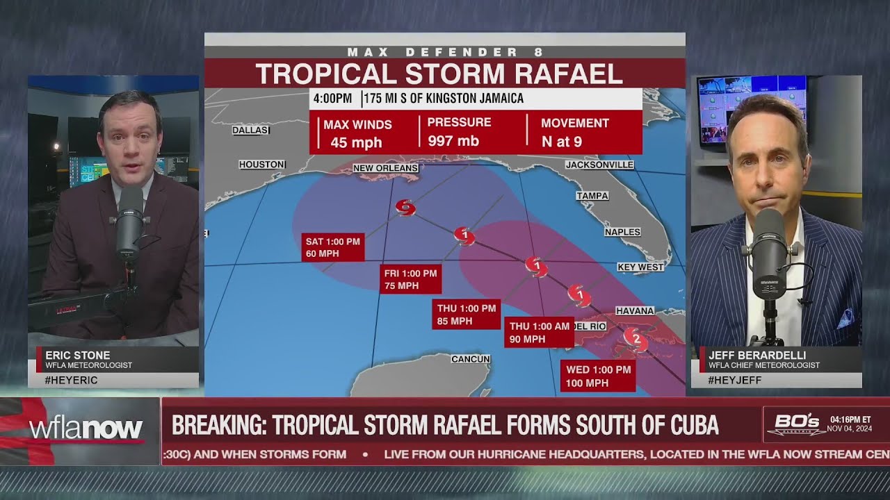 RARE NOVEMBER STORM: Tropical Storm Rafael forms in the Caribbean | Tracking the Tropics