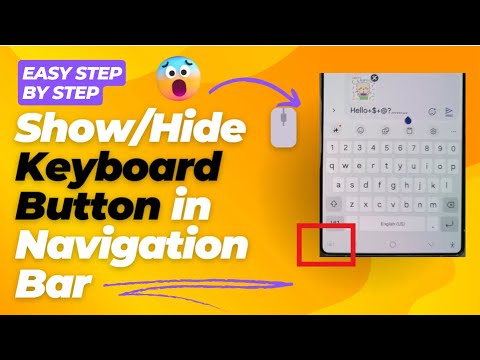 How to Show/Hide 🖱️ Keyboard Button in Navigation Bar on Galaxy S25/S25+/Ultra 📱