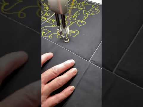 FMQ - Basic Meander Designs on a Longarm Quilting Machine