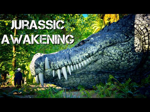 Taming An Ancient Deinosuchus Is Terrifying! In Ark: Jurassic Awakening